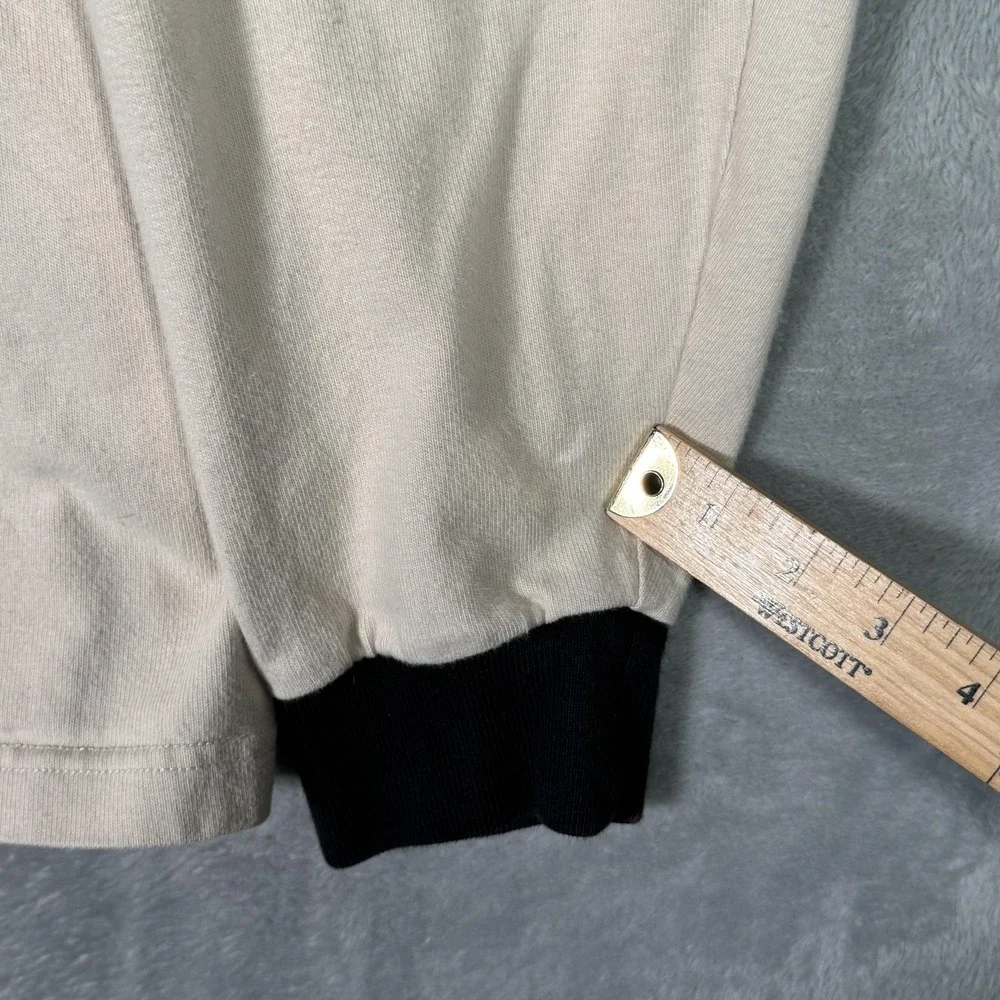 Vintage Polo Sport Ralph‎ Lauren Rugby Shirt Mens XL White 11 Long Sleeve Logo*